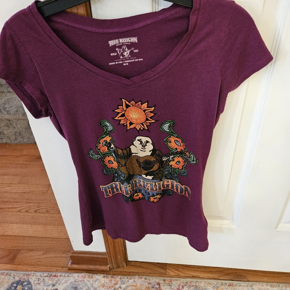 Vintage True Religion rhinestone top.